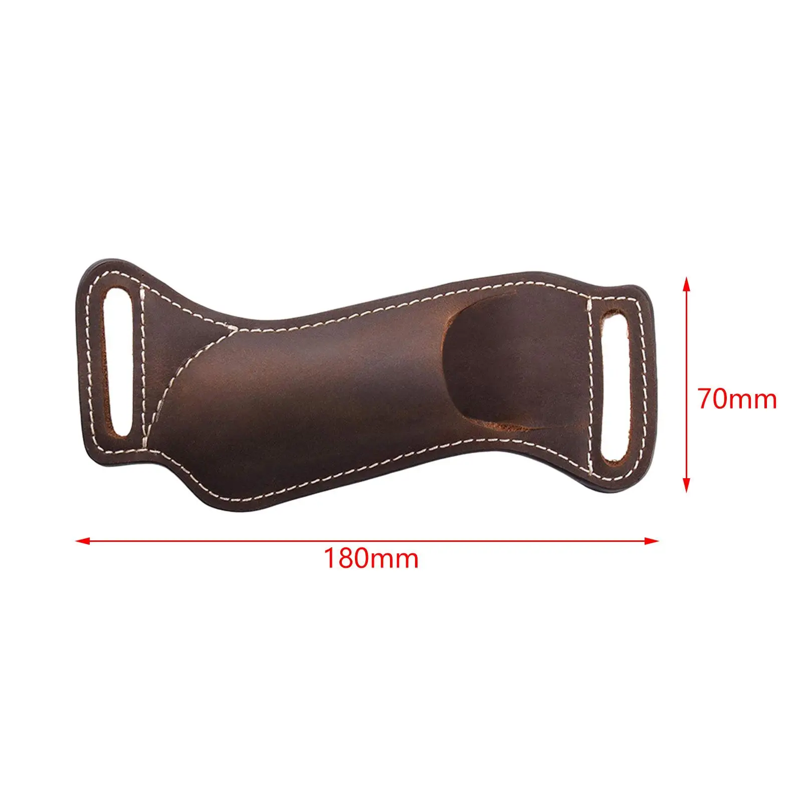 PU Leather Folding Knife Sheath Horizontal Carry Sheath for Belt for Birthday Gift Camping Anniversary Father\'s Day Party Favor