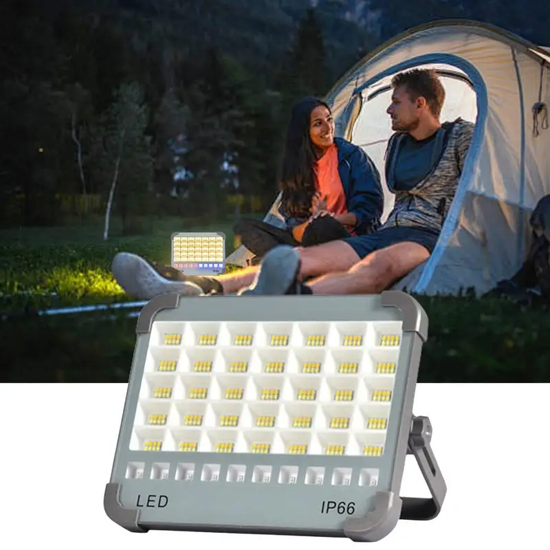 

Portable Flood Light LED 20W Waterproof Flashlight Work Light Flood Light Camping Lantern 4 Lighting Modes Daylight Floodlight