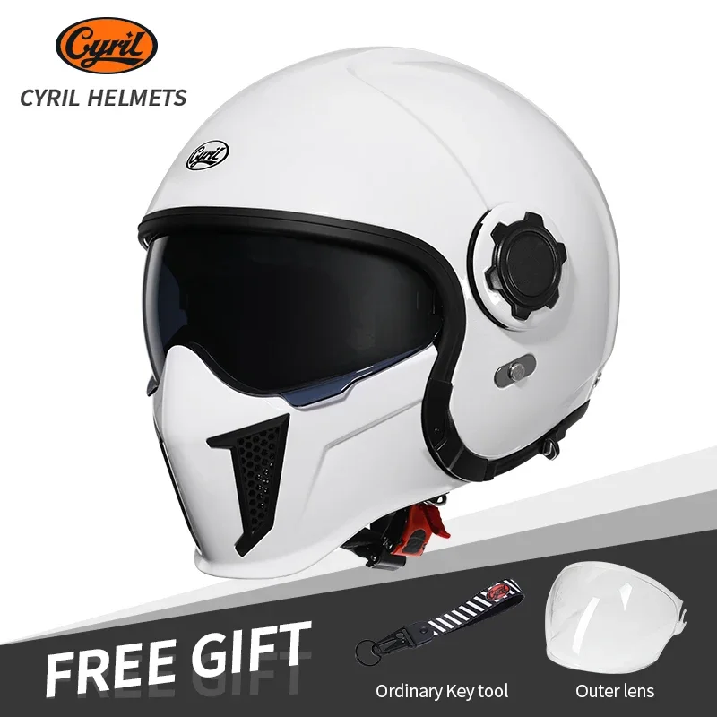 

2024 Certified Motorcycle Helmet Men Women DOT Safety Open Face 3/4 Scooter Capacetes Lightweight Removable Casco Moto Helmets