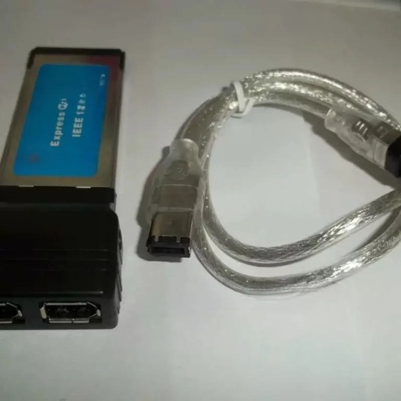 ExpressCard To FireWire 1394 Adapter Notebook Expansion Card High Speed IEEE1394 Video Data Capture Card for Laptop Computer