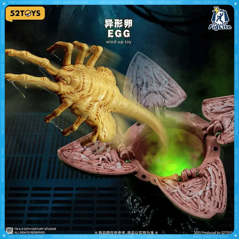 

52TOYS Beastbox Lightning Dance Series Alien Egg Facehugger Аниме Фигурка Коллекционная модель Статуя Подарочная игрушка
