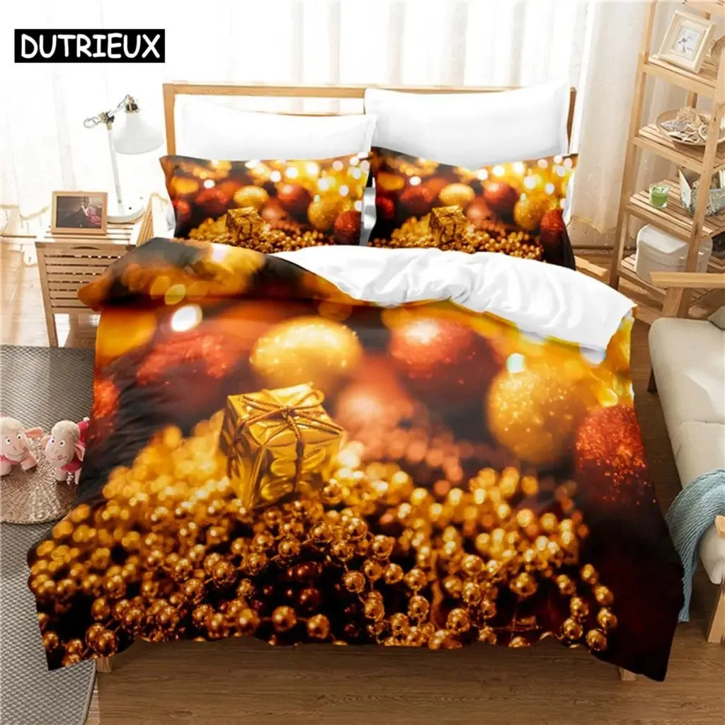 

Christmas Present Bedding Set Duvet Cover Set 3d Bedding Digital Printing Bed Linen Queen Size Bedding Set Fashion Design