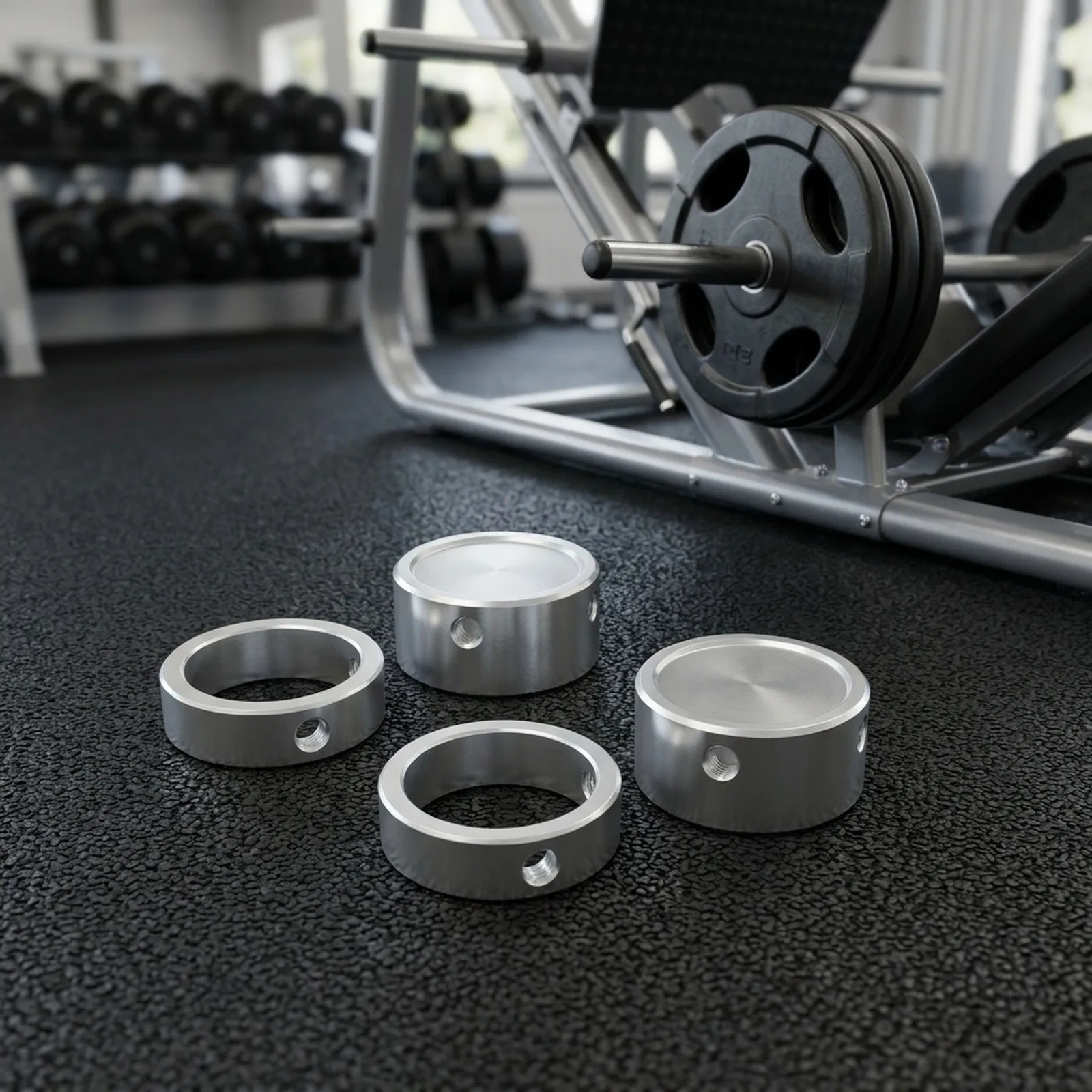 26mm 1.0inch Fitness Equipment 25mm Handle 2pack Content Aluminum Alloy Easy Installation Inner Diameter 26mm For 25mm Handles