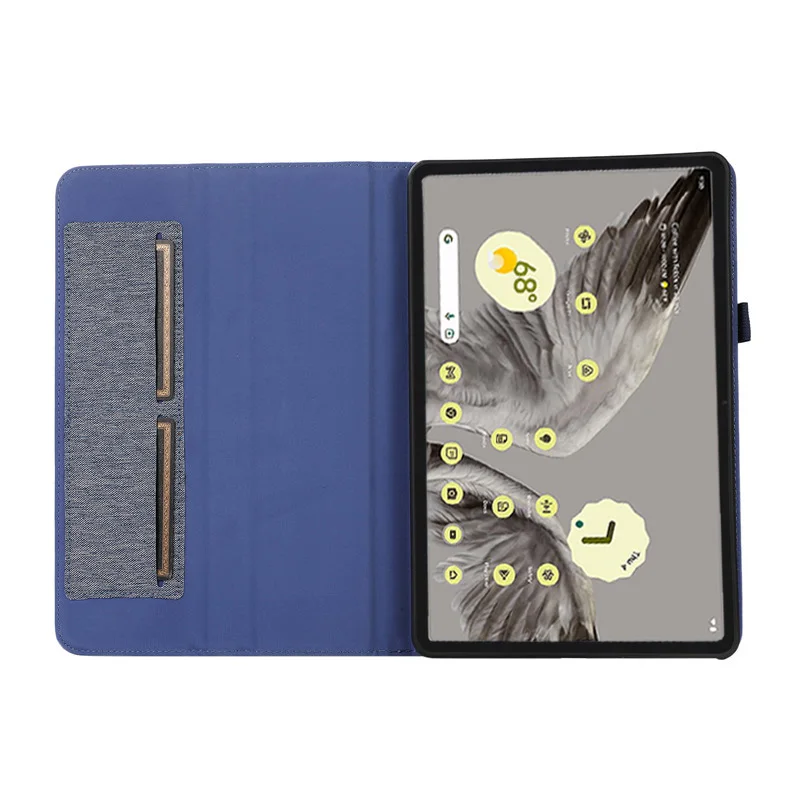 For Funda Google Pixel Tablet Case Cowboy Flip Stand Soft TPU Silicon Back for Google Pixel Tablet 2023 11 inch Cover Case GTU8P