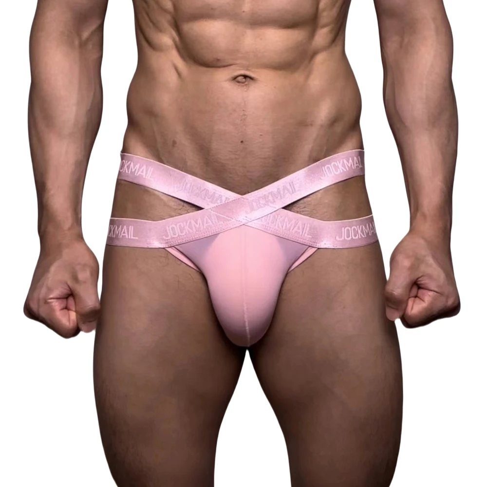 عبودية الملابس الداخلية مثير تسخير ارتداءها جوك حزام زي Hombre الرجال حزام رياضي سراويل الجليد الحرير مثلي الجنس الملابس الداخلية سيسي ثونغ