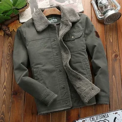 Thick Down Jacket Top Thick Casual Cotton-padded Men Clothing Men's Cotton Winter Clothes Lapel Warmth Youth Thick Down Jackets