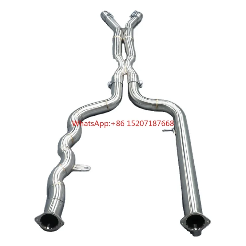 2.99 inch Titanium Equal Length Exhaust Midpipes for  M4/M3 G83 G82 G80 S58B30A 3.0T 2021-2024