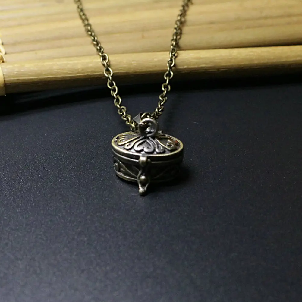 Pendant Necklace Jewelry Women Halloween Christmas New Year Cat Owner Memorial Urn Necklace Memorial Necklace For Ashes Small