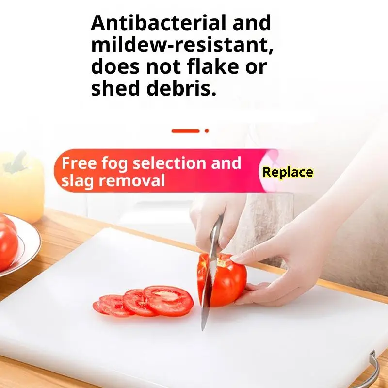

Heavy Thick Chopping Board PE 2CM Thick Plastic Cutting Board Non-Slip Kitchen Chopping Pad