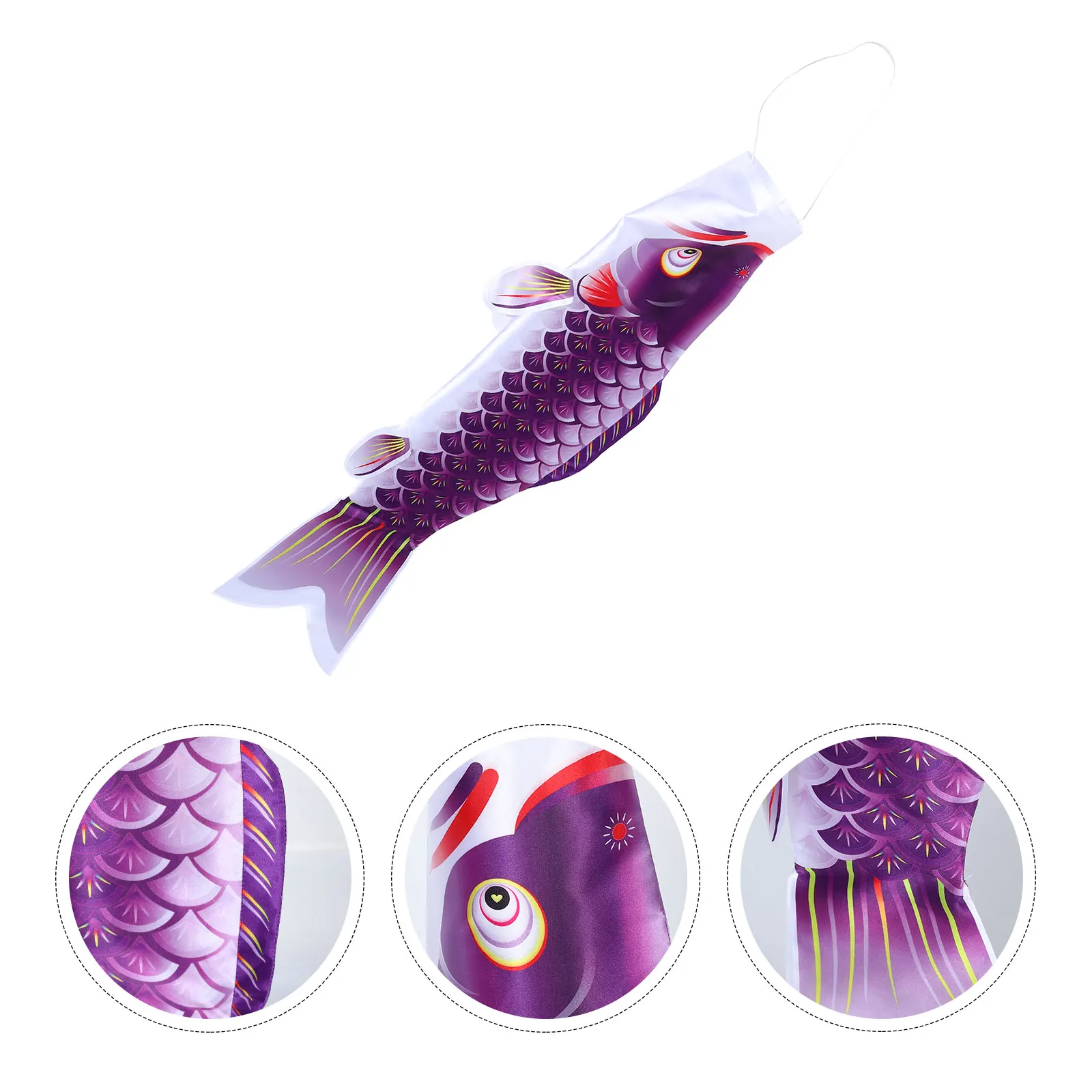 

Japanese Carp Streamer Cloth Windsock Flag Banner Decorative Windsocks Fish Streamers