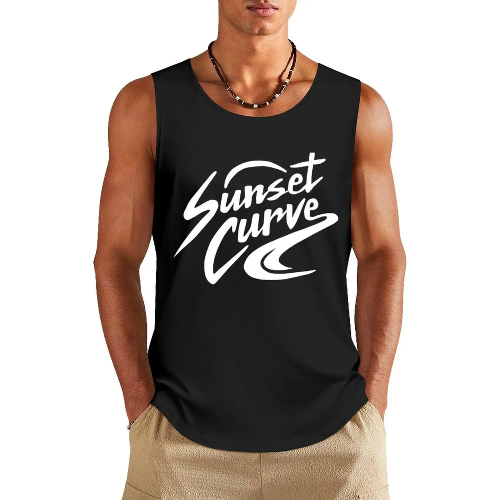 Sunset Curve Merch Julie And The Phantoms ? Netflix Merchandise Tank Top t shirt Men's summer clothes 2024 Men's t-shirt Top