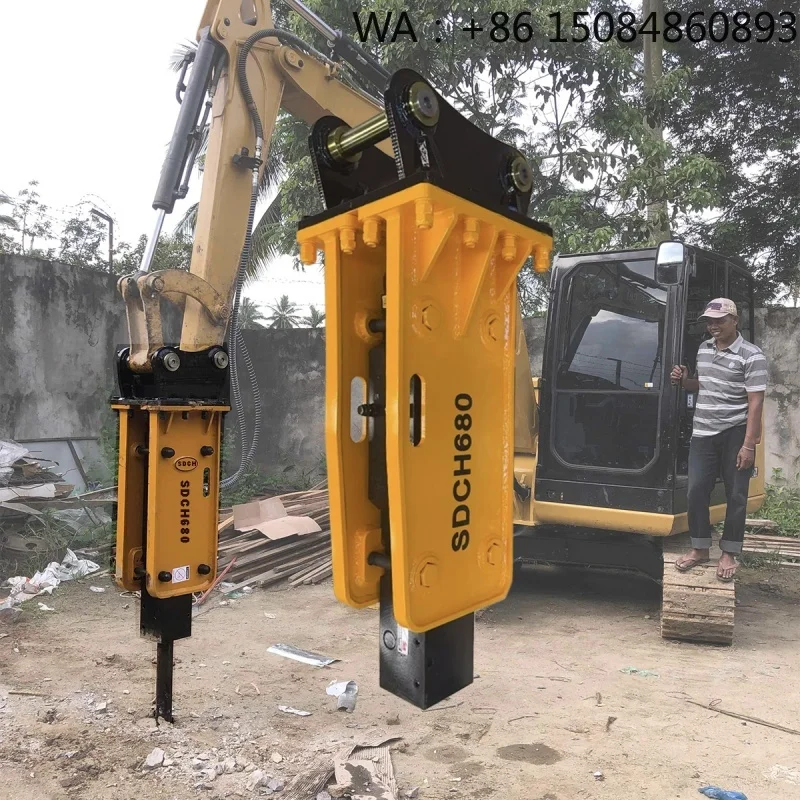 CE Certified Top Hydraulic Rock Breaker Hammer Attachment, Universal Excavator Accessory For All Medium Large Construction Digg