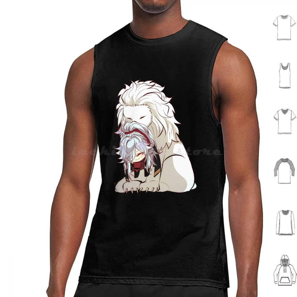 Honkai Star Rail Jing Yuan Tank Tops Print Cotton Kafka Honkai Star Rail Honkai Kafka Honkai Star Rail Star Rail