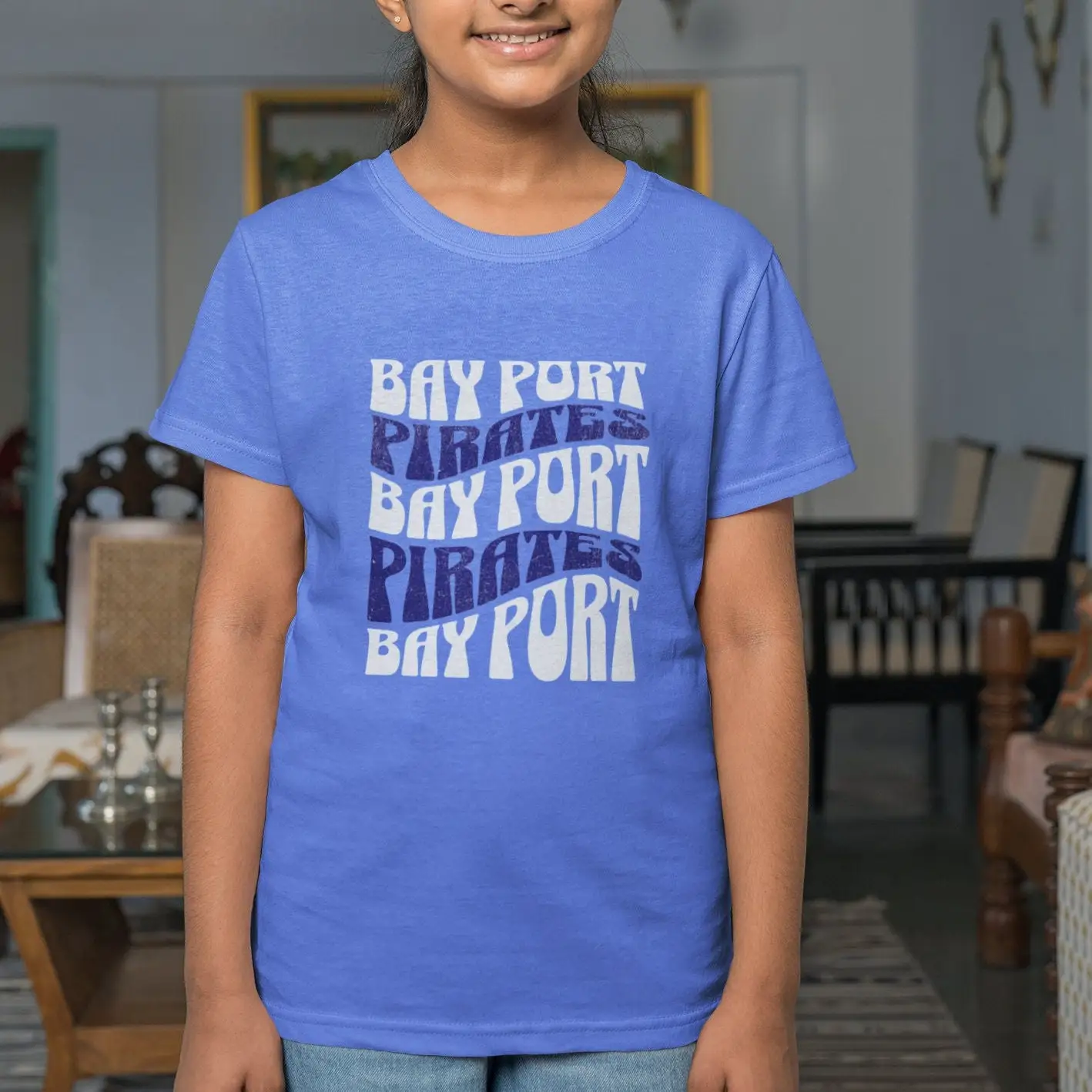 

Молодежная футболка Retro Bay Port Pirates