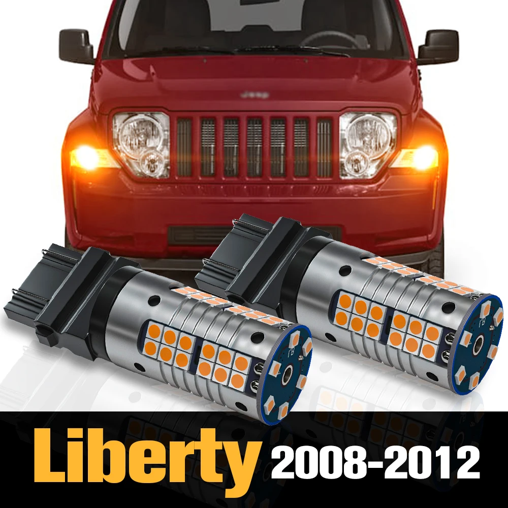 

2pcs Canbus LED Turn Signal Light Lamp Accessories For Jeep Liberty KK 2008-2012 2009 2010 2011