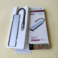 Type-C Docking Station Compatible with 7-in-1 Expansion Dock