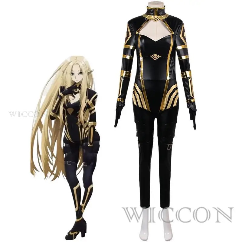 Anime The Eminence In Shadow Alpha Cosplay Costume Uniform Shadow Garden Seven Shadows Halloween Party Women Cos