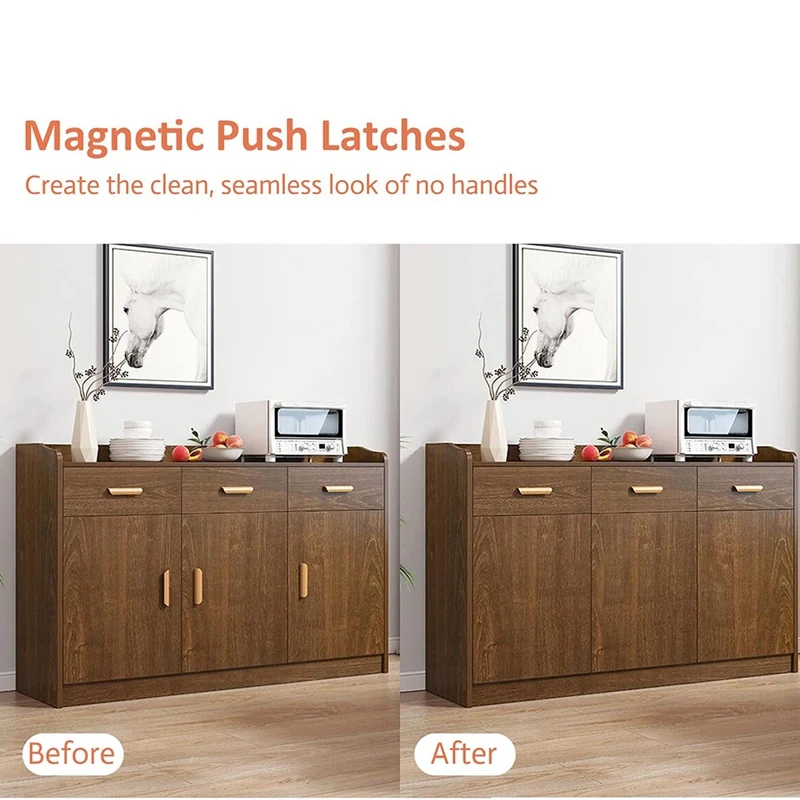 Push Latches Push To Open Door Catches Push To Close Magnetic Latch Touch Opener For Draw Kitchen Cabinet