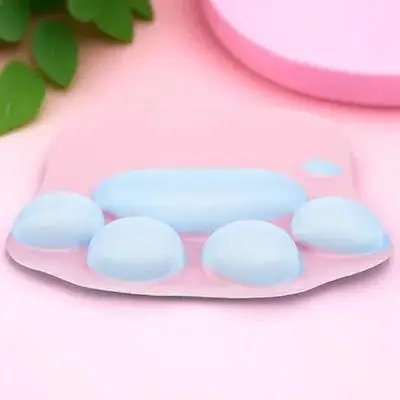 

Mouse Wrist Pillow Cat Paw Pad for Home Resin with Support Kawaii Gaming Office Rest Desk Cute Pink