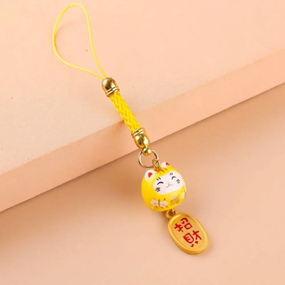 Keychain Hang Japanese Lucky Cat Phone Key Strap Bag  Accessories Phone Straps