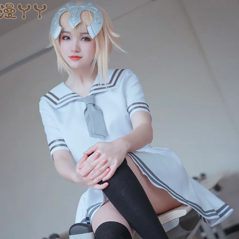 

Fate/Grand Order Alter черно-белые костюмы JK Cos костюм моряка на Хэллоуин нарядное платье для женщин и девочек сценическое выступление