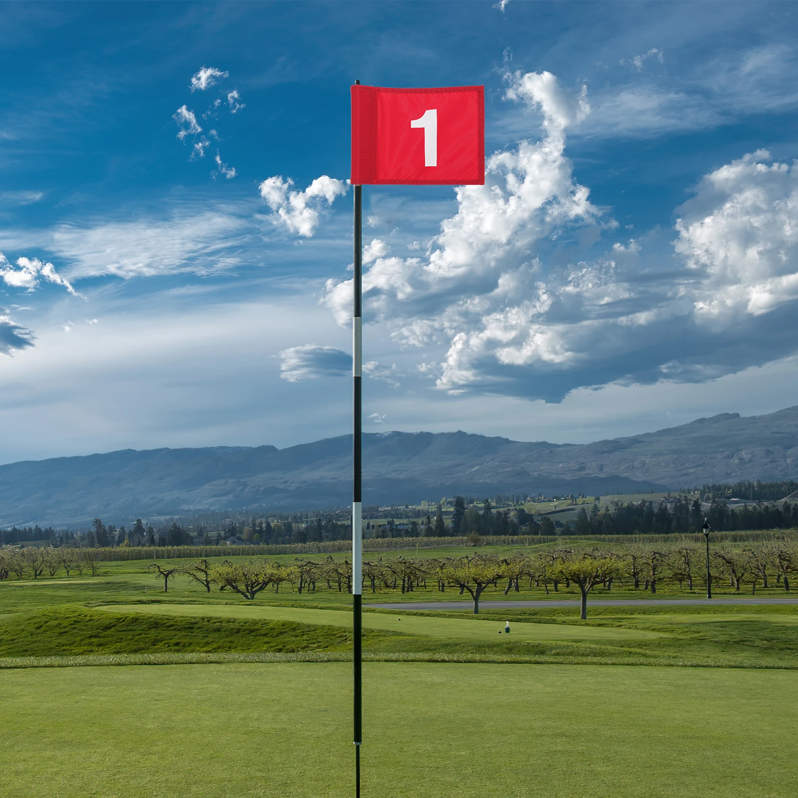 

Milisten Portable Golf Putting Flag Practice Course Accessory for Enthusiasts and Players