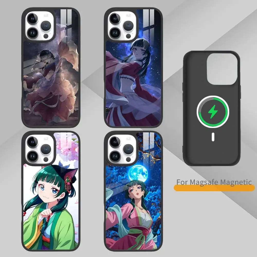 

The A-Apothecary Diaries M-Maomao Phone Case For iPhone17,16,15,14,13 Plus,Pro Max Magnetic For Magsafe Wireless Charging
