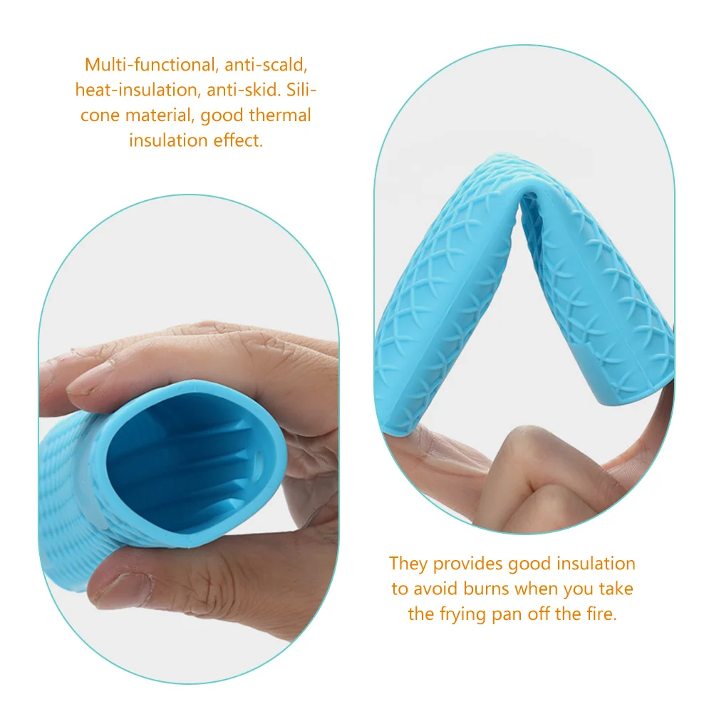 

Insulated Pot H Cover Anti Scalding Silicone Gloves Kitchen Gadgets Pan Grip Hot Holders Oven Mitts Cookware Protector