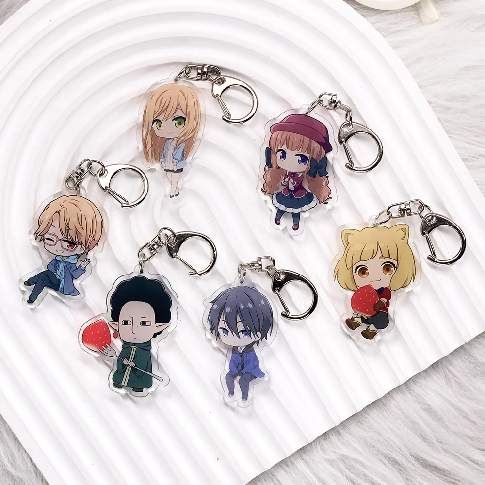 Personajes de Anime Yamada kun Lv999 llavero acrílico para coche accesorios bolso de moda encanto mochila colgante llavero regalos para amigos