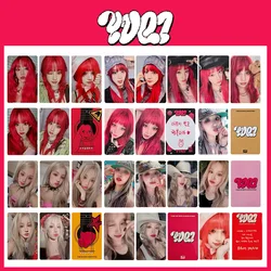 5/6Pcs/Set KPOP (G)I-DLE YUQI YUQ1 Album New Photocards List SW K4 Rabbit Ver Two Sides Fashion Lomo Cards Fans Collection Gifts