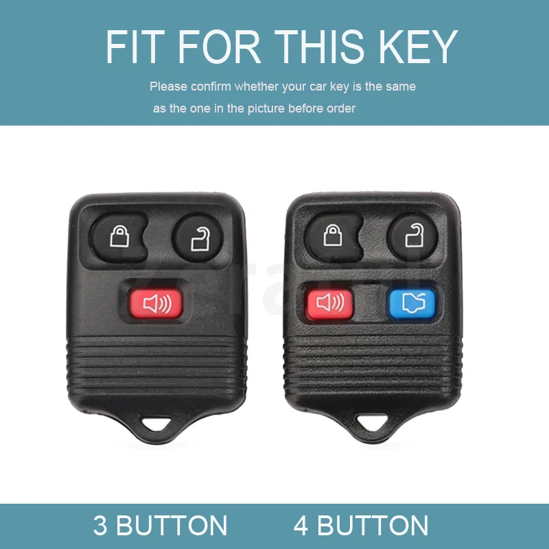 Auto Keyless Shell Fob Holder For Ford Explorer Escape Focus F Series Lincoln Mazda Tribute Mustang Car Remote Key Case Cover