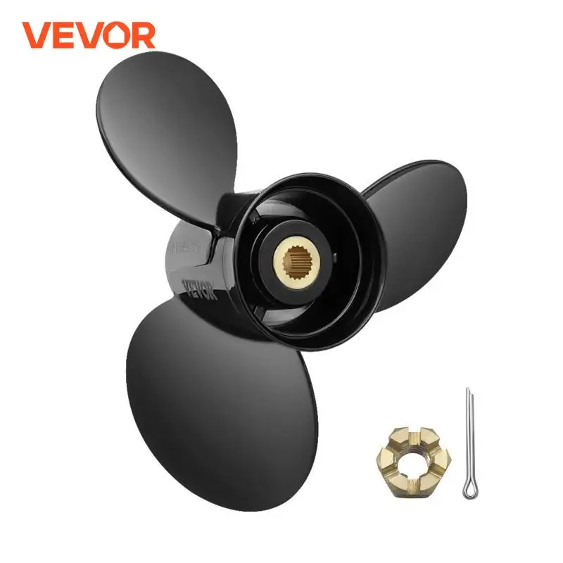 VEVOR Outboard Propeller for OEM 3817470 3 Blades 14 1/4 x 21