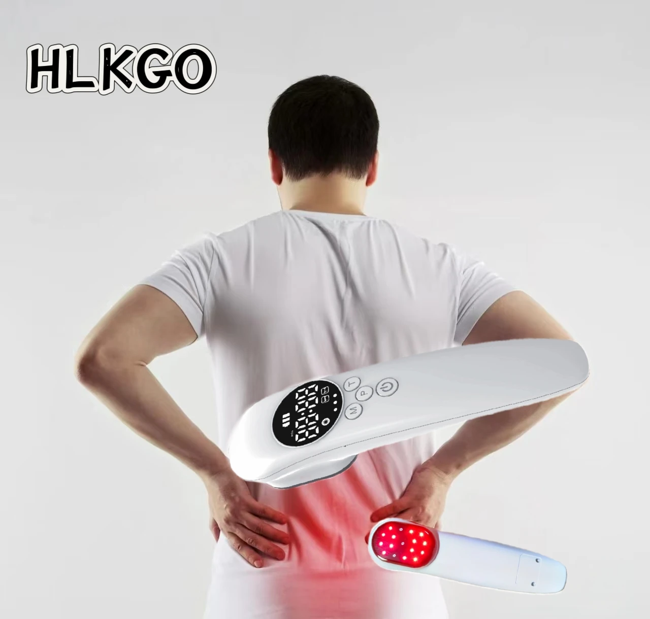 

Handheld Cold Laser Therapy Device 650nm/850nm - Fast Pain Relief for Back, Joint, Muscle & Pet Red Light Treatment