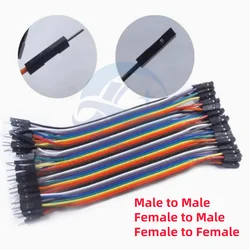40PIN Cable Dupont Line 10cm 20cm 30cm Male to Male Female to Female Male to FeMale Jumper Dupont Wire Cable For PCB DIY KIT