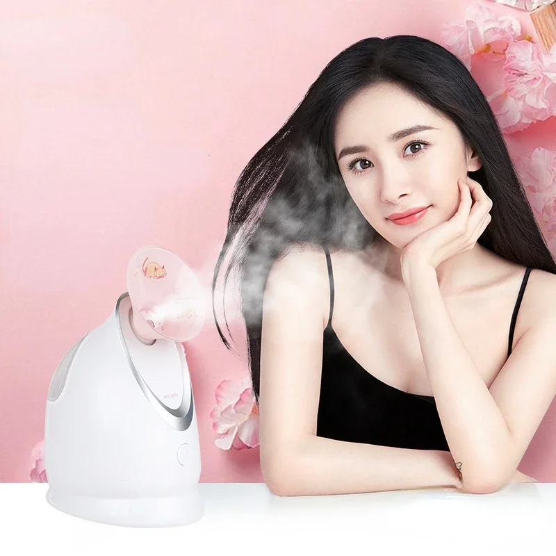 Household Steamer with Hot Spray: Nano Water Replenisher, Deep Hydration Small Face Humidifier, Skin Care Steamer