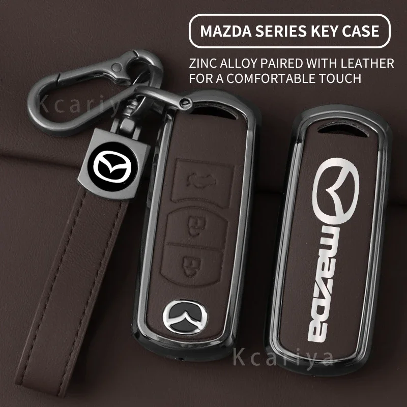 Car Key Full Cover Case Holder Shell For Mazda 2 3 5 6 BL BM GJ Atenza Axela Demio CX-3 CX3 CX-5 CX5 CX7 CX-7 CX-9 CX8 Accessory