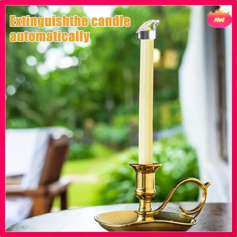 New 4PCS Candle Snuffer Metal Shell Automatic Candle Snuffer Extinguisher Universal Candle Fire Extinguishing