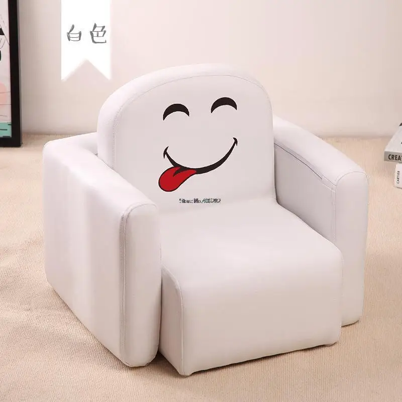 

Cute Baby Kids Lazy Sofa Sponge Filler Solid Wood Frame Soft Seat Chair Handrail Separable As Desk Children Baby Sofa Chair