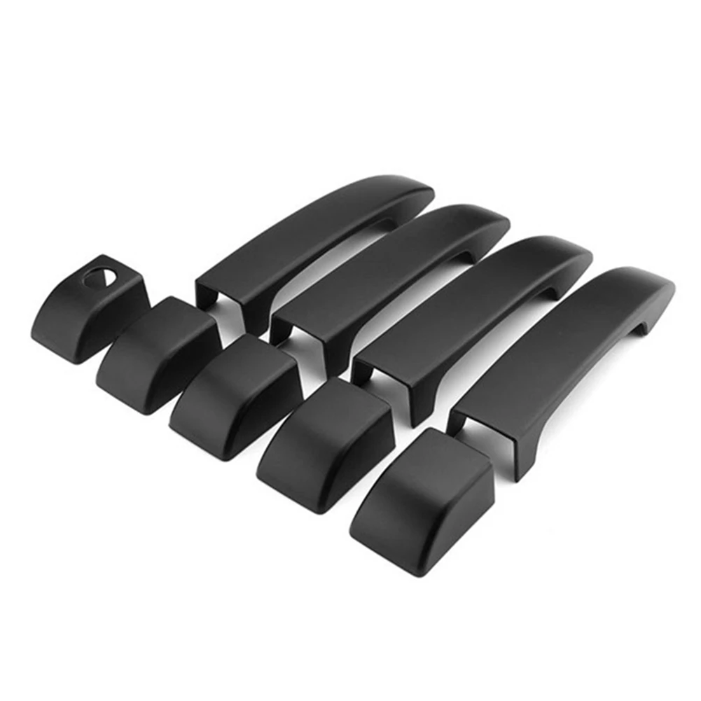 Car Door Handle Covers Trim Exterior Door Handle Cover for Land Rover Range for L322 2002-2012 Matt Black