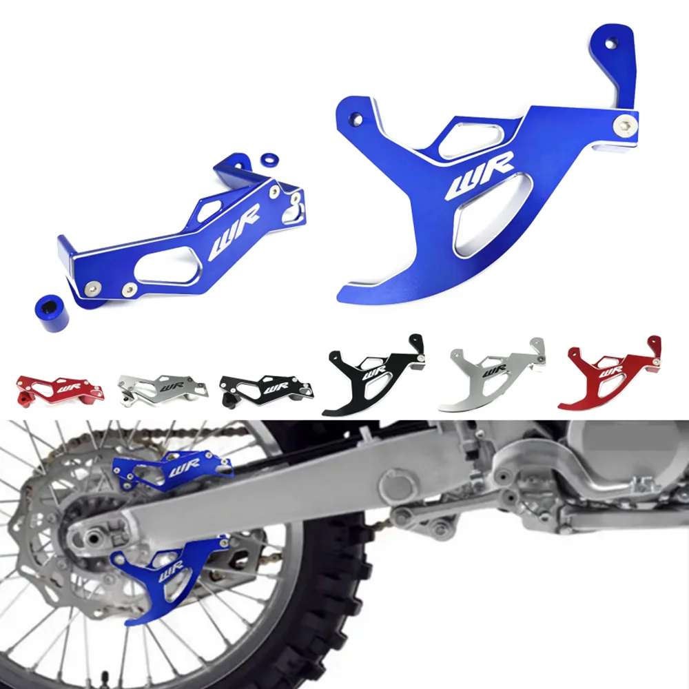 Motorcycle WR LOGO CNC Rear Brake Caliper Guard Cover Protector For YAMAHA WR250F WR450F WR250X WR250R WR 250F 450F 250X 250R