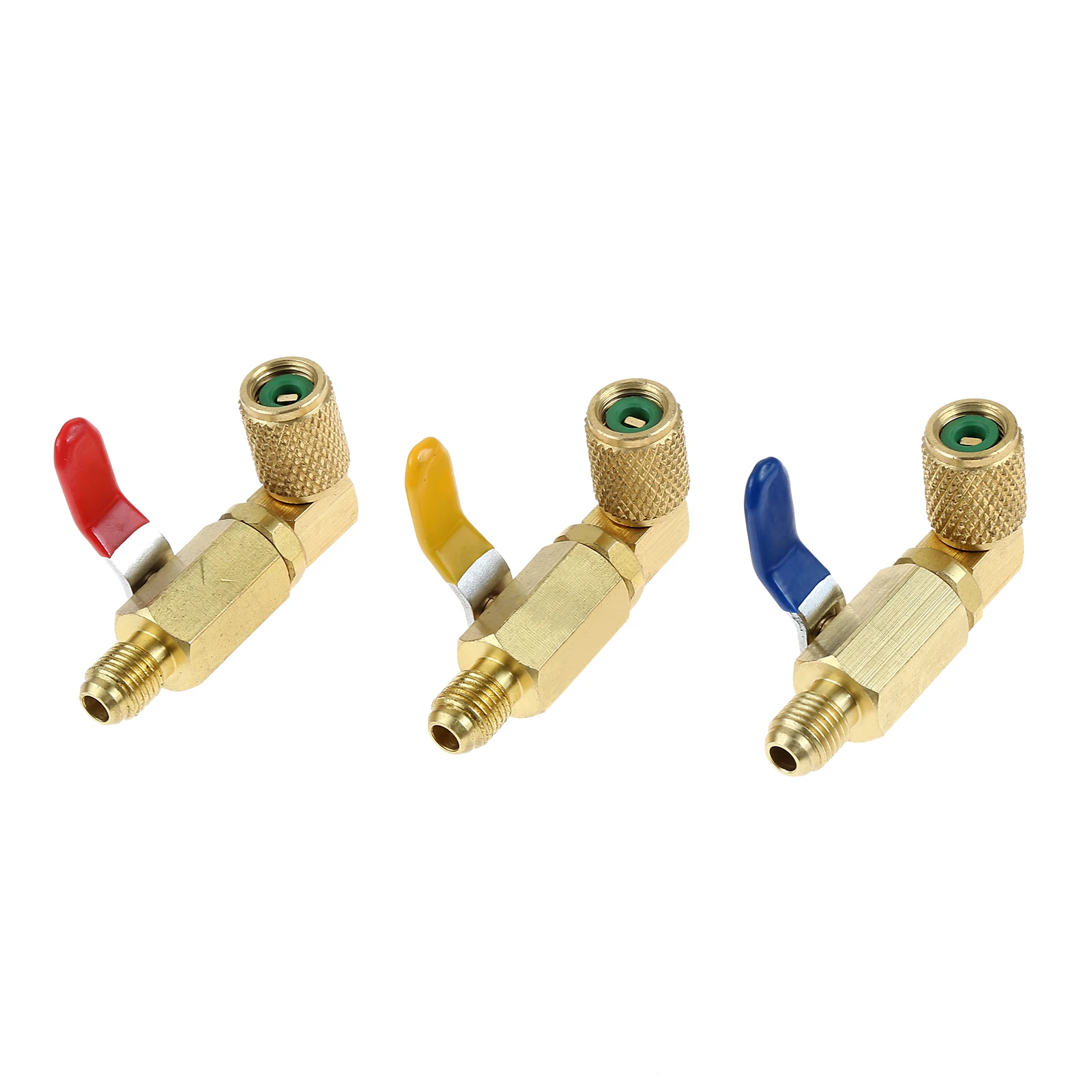 3Pcs Air Conditioner Ball Valve 1/4