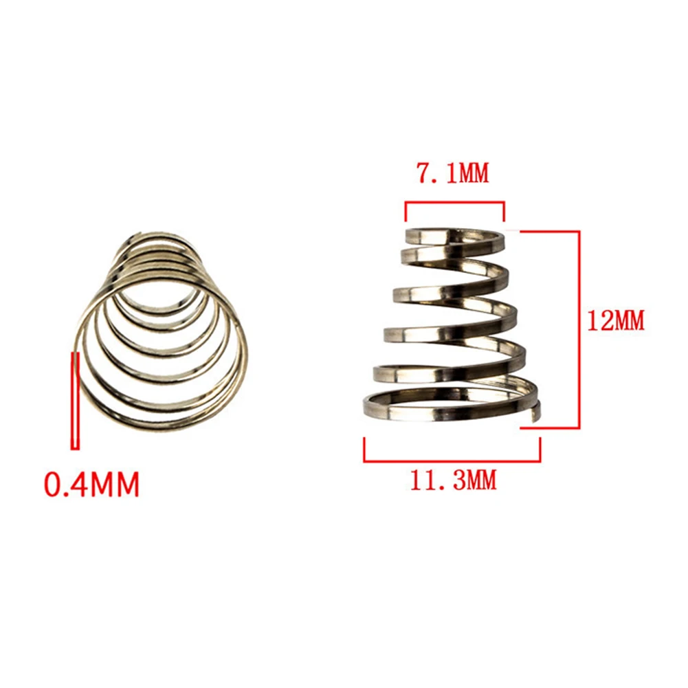 4 قطعة دراجة الإفراج السريع سيخ الينابيع استبدال دراجة معدنية الجبهة/الخلفية عجلة سيخ الينابيع الدراجات أجزاء #6