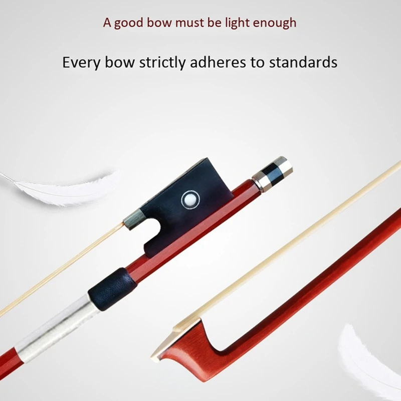 어린이용 블랙 팔각형 활, 튼튼한 바이올린 연주, 활 악기 4/4, 휴대용 학습 연습 활