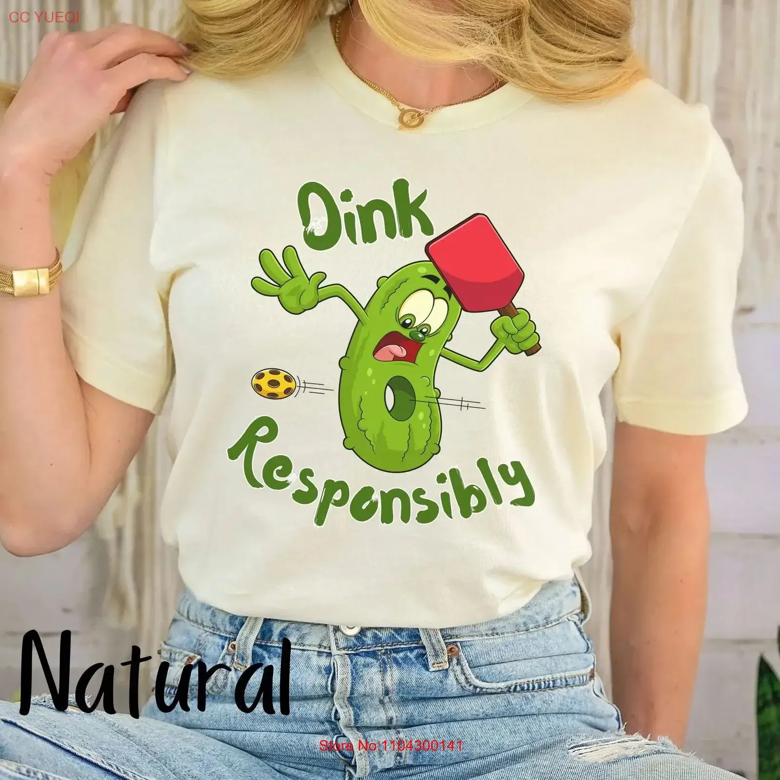 Dink Responsibly Pickleball T Shirt Lover Funny Grandma Present vintage Washed fashion Top For Everyday Wear Comfortable