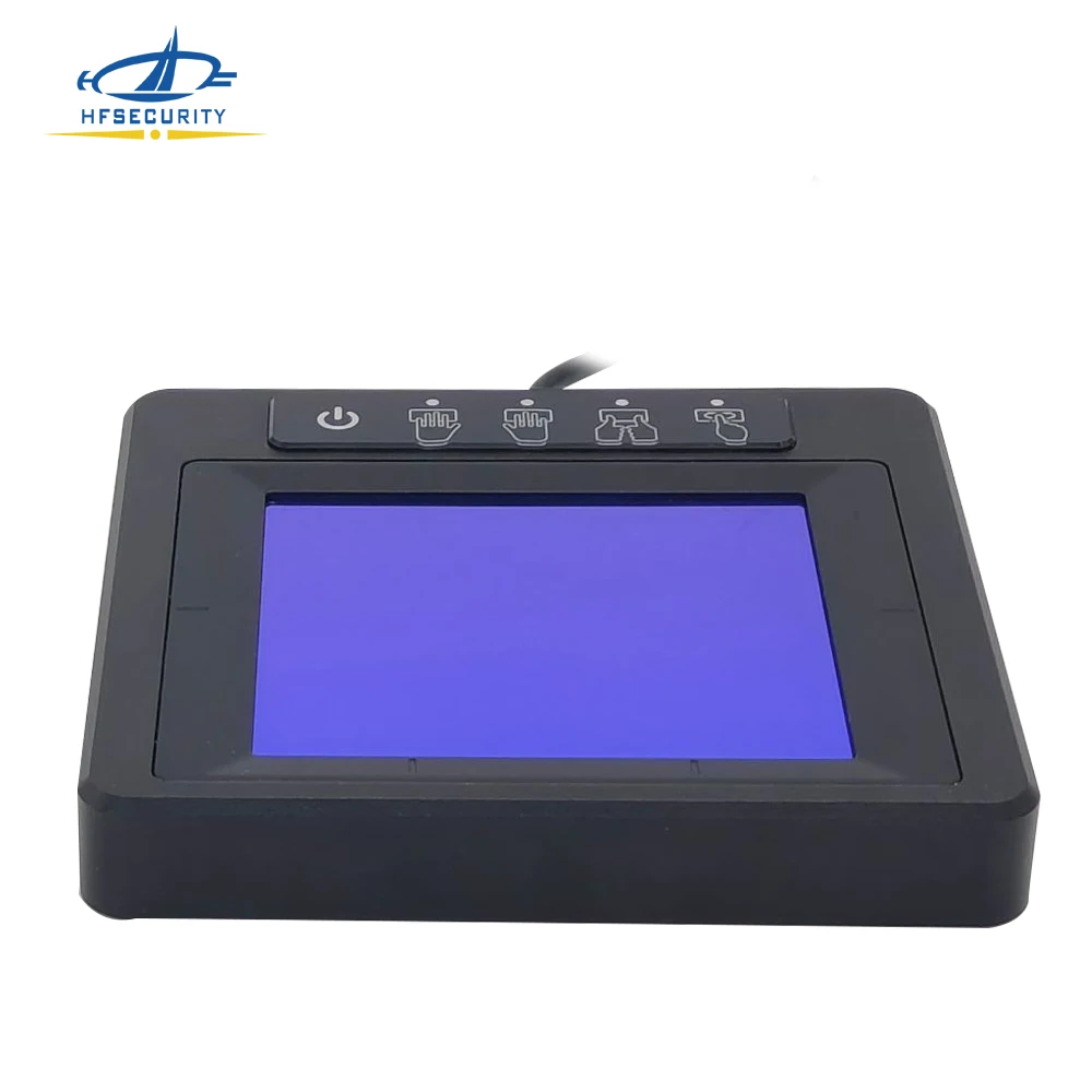 

HFSecurity Bio Slim 10 FAP60 Оптический 442 сканер отпечатков пальцев Ультратонкий десяти отпечатков пальцев с бесплатным SDK API