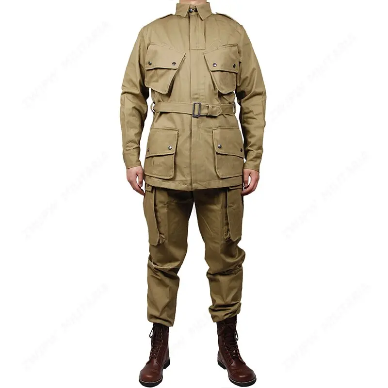 

WW2 US Army Military ARMY M42 Officer jacket and pants COTTON FASHION Paratrooper uniform（no shoes）