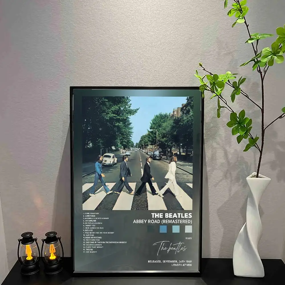 Póster B-Beatles-Music-T-The, álbum de música, lienzo impreso, arte de pared, decoración de habitación, arte de pared impreso, decoración del hogar, habitación de 50x70