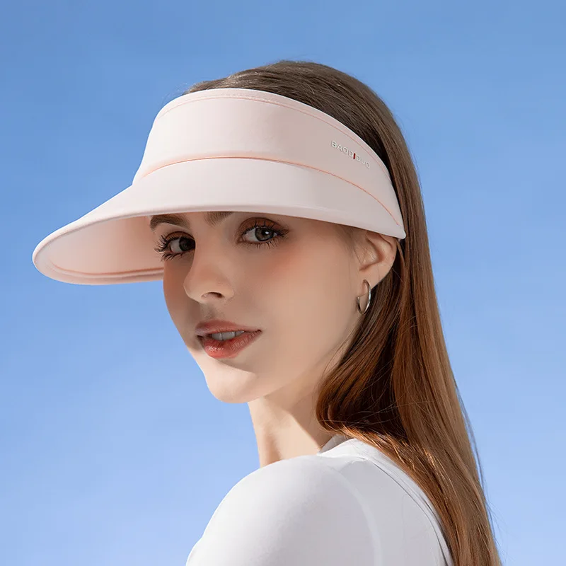 Panama Women Spring Summer Empty Top Duck Tongue Sun Hat Adjustable Solid Fashion Outdoor Beach Baseball Cap H84