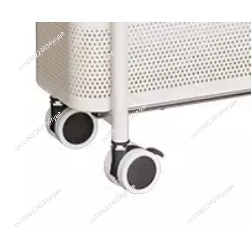 Slim Space Saving Narrow Gap Storage Rack Pull out under Refrigerator Organizer Shelf Rolling Cart for Kitchen Cabinet & Pantry