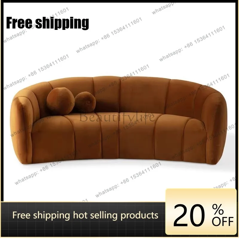 Factory Direct. Nordic light luxury modern designer creative arc beauty salon plastic sales department chair